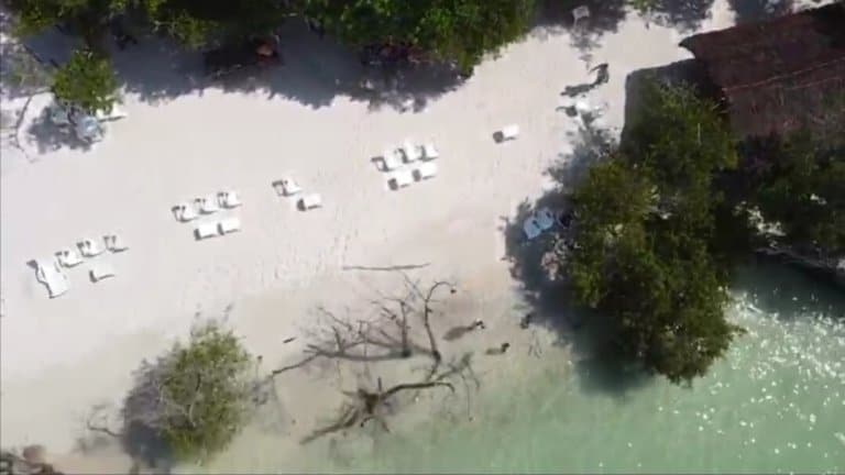 donde queda agua azul en Cartagena